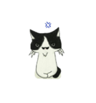 チョビひげ猫、モモ（個別スタンプ：3）