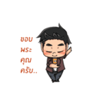 The man Round face（個別スタンプ：7）