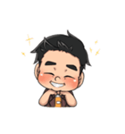The man Round face（個別スタンプ：16）