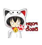 Hunsa the Funny Cat（個別スタンプ：8）