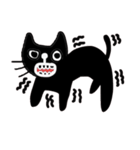 Meawmeaw, Black Cat in January (English)（個別スタンプ：28）