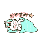 ハチワレ猫のスタンプ（個別スタンプ：7）