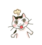 ハチワレ猫のスタンプ（個別スタンプ：28）