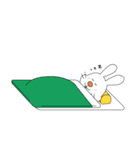 表情が固いうさぎ（個別スタンプ：7）