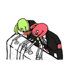 桃色の生き物とその友達が好き勝手やるよ（個別スタンプ：38）