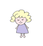 ふわふわのかわいいこ（個別スタンプ：8）
