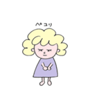 ふわふわのかわいいこ（個別スタンプ：20）