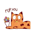 行きたくない猫（個別スタンプ：18）