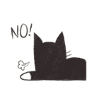 行きたくない猫（個別スタンプ：19）