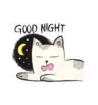 行きたくない猫（個別スタンプ：24）