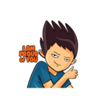 Si Cholid the funny boy（個別スタンプ：4）