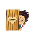 Si Cholid the funny boy（個別スタンプ：16）