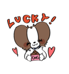 LUCKY DOG STICKER（個別スタンプ：8）