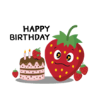 ハッピーイチゴ V.2（個別スタンプ：35）
