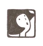えんぴつで描いた素朴な顔シリーズ（個別スタンプ：38）