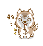 Coffee and Latte Husky（個別スタンプ：3）