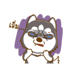 Coffee and Latte Husky（個別スタンプ：11）