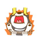 Coffee and Latte Husky（個別スタンプ：18）