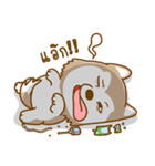 Coffee and Latte Husky（個別スタンプ：24）