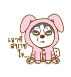 Coffee and Latte Husky（個別スタンプ：33）