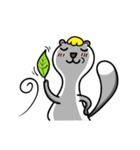 Cream ferret2（個別スタンプ：1）