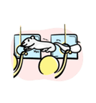 Cream ferret2（個別スタンプ：2）