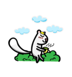 Cream ferret2（個別スタンプ：3）