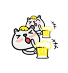 Cream ferret2（個別スタンプ：7）