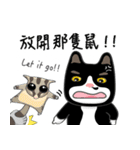 Bibi cat have a runny nose. Two（個別スタンプ：32）