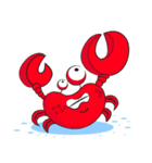 Mischievous Crabs in Red（個別スタンプ：1）