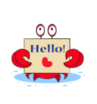 Mischievous Crabs in Red（個別スタンプ：14）