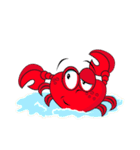 Mischievous Crabs in Red（個別スタンプ：23）