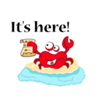 Mischievous Crabs in Red（個別スタンプ：24）