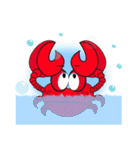 Mischievous Crabs in Red（個別スタンプ：27）