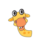 Funny and Adorable Giraffe（個別スタンプ：32）