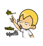 Gold head straight talk（個別スタンプ：1）