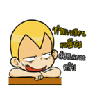 Gold head straight talk（個別スタンプ：6）