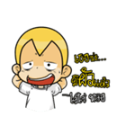 Gold head straight talk（個別スタンプ：9）