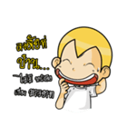 Gold head straight talk（個別スタンプ：10）