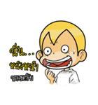 Gold head straight talk（個別スタンプ：11）