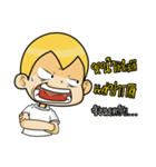 Gold head straight talk（個別スタンプ：26）