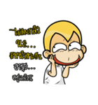 Gold head straight talk（個別スタンプ：30）