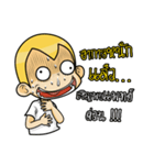 Gold head straight talk（個別スタンプ：31）