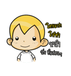 Gold head straight talk（個別スタンプ：32）