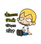 Gold head straight talk（個別スタンプ：34）