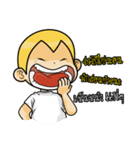 Gold head straight talk（個別スタンプ：39）