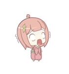 着物の女の子スタンプ（個別スタンプ：14）