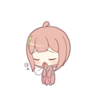 着物の女の子スタンプ（個別スタンプ：18）