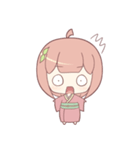 着物の女の子スタンプ（個別スタンプ：20）