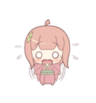 着物の女の子スタンプ（個別スタンプ：34）